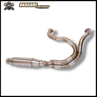 Harley Davidson DYNA Fat Bob FXDF 2008-2017 | Escape 2 en 1 | Acero inoxidable Foto 1 de 4