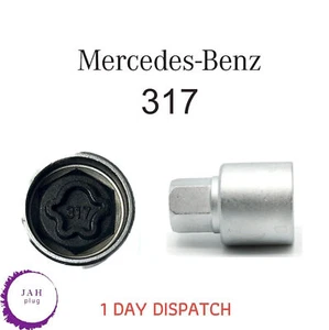 Master Sicurezza Ruota Bloccaggio Bullone Chiave 317, 17mm Presa Per Mercedes C - Foto 1 di 6