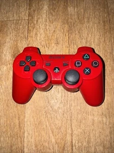 Sony Playstation 3 Dualshock 3 Sixaxis RED Controller CECHZC2U PS3 - Picture 1 of 3