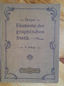 Elemente der Graphostatig. Ein Lehrbuch . Anwendung auf den Maschinenbau. - Bild 1 von 1