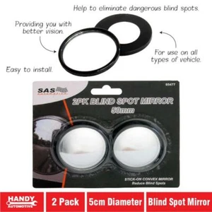 2p Car RearView Mirror Wide Angle Blind Spot Side Parking Mirror Auto - Picture 1 of 1