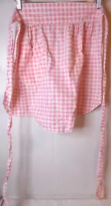 Hostess Küche Haus Schürze Baumwolle Material Zackenlitze Borte Herzform Tasche - Bild 1 von 6