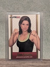 ULTRA RARE GINA CARANO ROOKIE ELITE XC PROMO CARD PRE TOPPS UFC (NM)