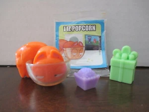 Lost Kitties Olga Purple Popcorn Bowl Green Gift Series 2 Cat Figure - Picture 1 of 1