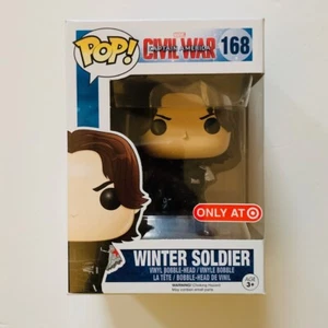 Funko Pop Marvel Comics Movie #168 Vinyl Toy Winter Soldier Target Exclusive - Picture 1 of 6