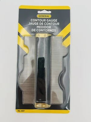 General Tools 837G 6-Inch Contour Gauge Profile Tool Stainless Steel – NEW - Image 1 of 2