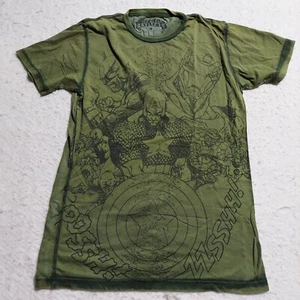 T-SHIRT Marvel Extreme Super Heroes uomo verde medio manica corta - Foto 1 di 7