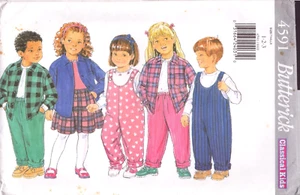 Butterick 4591 ~ Toddlers'/Childrens  Shirt, Jumpsuit, Skirt & Pants ~ Sz 1-2-3 - Picture 1 of 4