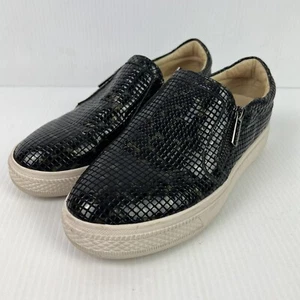 Ugg Snake Skin Slip on Shoes Womens 6 Black/White - Picture 1 of 6