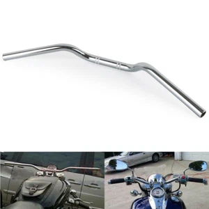 Chrome 1" Inch 25mm Motorcycle Motorbike Handlebars For Harley Dyna Sportster - Bild 1 von 10