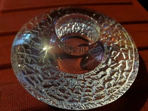 Vtg Crystal Glass Paper Weight Votive Tealight Candle Holder-Orrefors Of Sweden - Bild 1 von 11