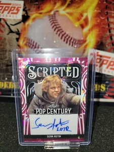 2024 Leaf Metal Pop Century SEAN ASTIN #SC-SA2 PINK Scripted Autograph 1/1 - Picture 1 of 2