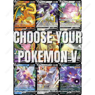 Pokemon V - Choose Your Card - Ultra Rare Full Art Holo TCG - NM • 2.25$