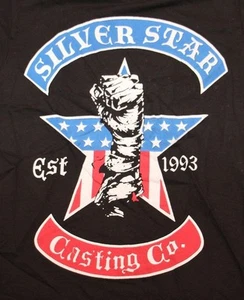 AUTHENTIC MMA UFC SILVER STAR CASTING CO COMPANY BLACK T SHIRT TEE SZ SMALL NEW - Picture 1 of 11