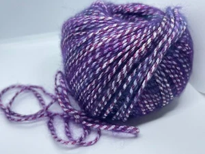 Mirella Wine & Posies 66043 Ice DK Striping Metallic Accent Yarn 50gr 180yds - Picture 1 of 6