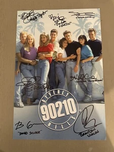 Beverly Hills 90210 Full Cast Signed Photo Poster (10x15) – JSA Authenticated - - Picture 1 of 11