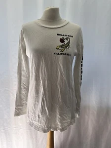 Hollister Mens XS White Cotton Long Sleeve T-shirt - Picture 1 of 12