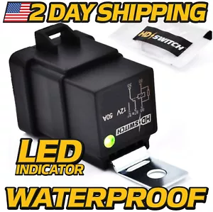 AM123716 - 12V 50a WaterProof Relay fits John Deere Hella - w/ 1-3 DAY SHIP - Picture 1 of 6