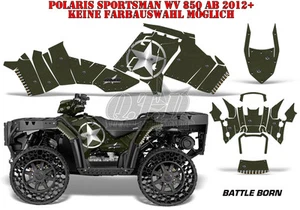 KIT GRÁFICO DE DECORACIÓN DE CARRERAS AMR ATV POLARIS SPORTSMAN MODELO BATTLE BORN B - Imagen 1 de 1