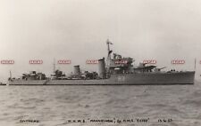 Original Greek Navy Photograph "Navarinon" Destroyer. Spithead WW2 HMS Echo 1953