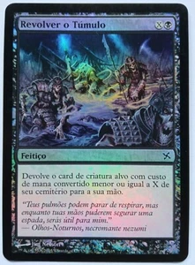 Stir the Grave FOIL Portuguese Mtg MISPRINT. Returns to your hand, not to play - Imagen 1 de 5