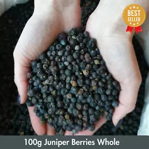 Whole Dried Juniper Berries Grade A premium Quality 100% Natural Spices - Picture 1 of 7