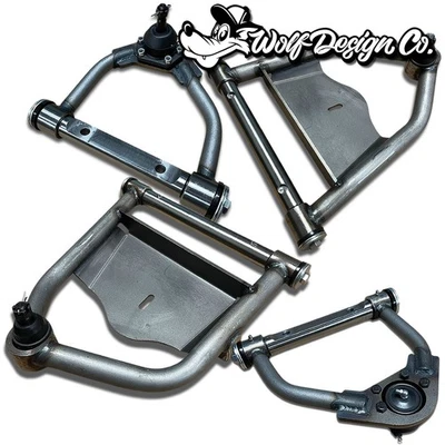 C10 Bagged Tubular Control Arms Upper & Lower 1973-1987  Centered & Narrowed - Image 1 of 4