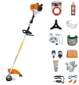 OFFERTA KIT DECESPUGLIATORE STIHL FS 120R MOTORE 2 MIX 30,8 CC + ACCESSORI - Imagen 1 de 8