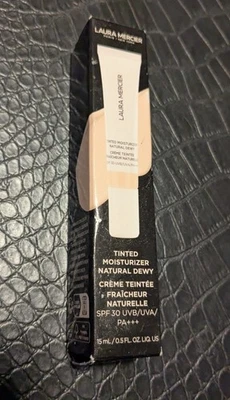 Laura Mercier Tinted Moisturiser Natural Dewy SPF30 – 0N Silk - 15ml - Image 1 of 2