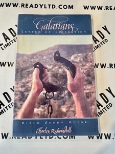 BOOK Charles R Swindoll Galatians Letter of Liberation Bible Study Guide Paperb - Picture 1 of 1