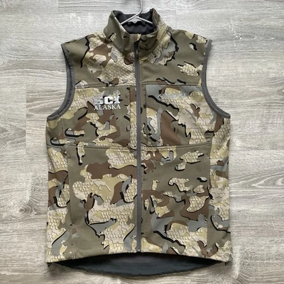 KUIU Guide Softshell Hunting Vest Men's Large Valo Camo SCI Alaska EUC - Image 1 of 4