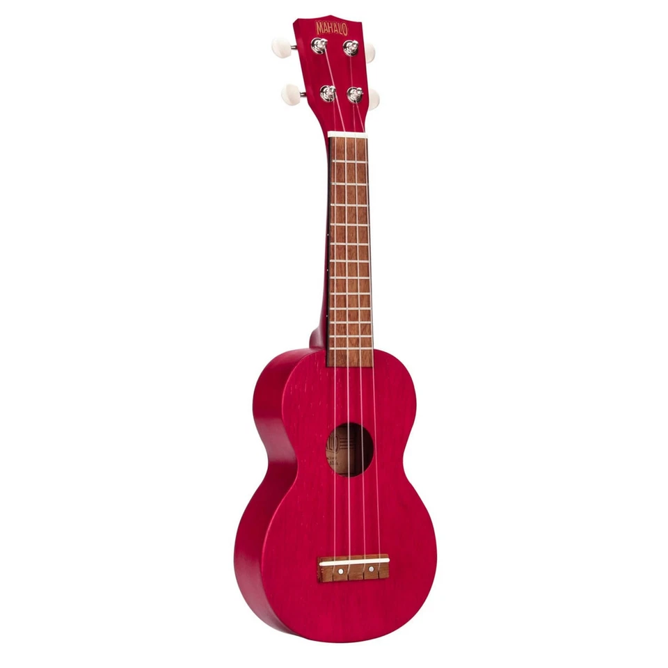 Mahalo Kahiko Series Sengon Mahogany 4-String Ukulele, Transparent Red - Image 1 of 1