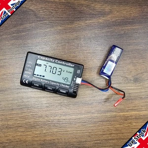 Battery Capacity Voltage Tester Checker Meter for LiPo LiFe Li-ion NiMH NiCd RC - Picture 1 of 9