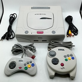 Sega Saturn Console White HST-3220 Japanese Version - Choose Your Accessories