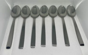 (7) Gorham SLIDE 18/10 Stainless China Teaspoon Lot ~ 6.25” - Picture 1 of 9