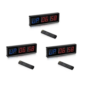 3X Gym Timer, LED Intervall Timer Digital Countdown Wanduhr Fitness Timer, 7769 - Bild 1 von 7