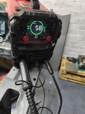 MIG Welder 135Amp: DEKO 220V MIG/Lift TIG/Stick 3-in-1 Welding Machine Gasless - Image 1 of 4