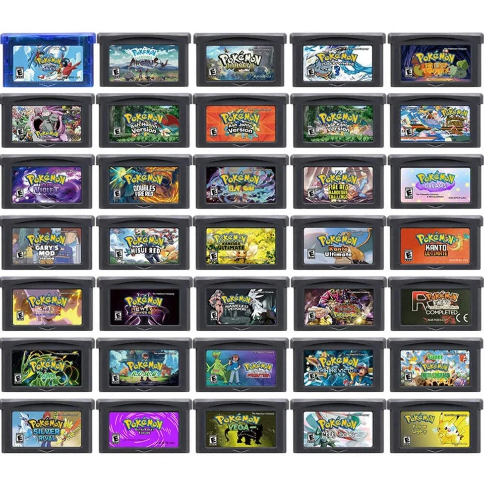 MINHA LOJA GBA PO KE MON ROM Hack Odyssey FireRed Cloud White Card