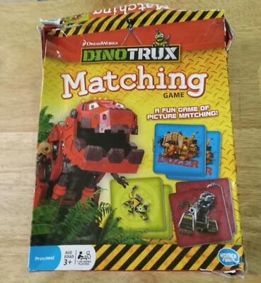 Dreamworks Dinotrucks Matching Game by Wonderforge - Image 1 of 3