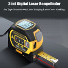 3In1 40M Laser Range Finder Laser Cross-marking Distance Meter Ruler RangeFinder