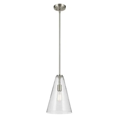 Colgante Kichler Lighting Everly One Light en níquel 15,25" Foto 1 de 3
