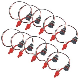 10Pcs USB Type C Connector 2 Pin Waterproof Charging Jack Port With Nut Lock B - Picture 1 of 10