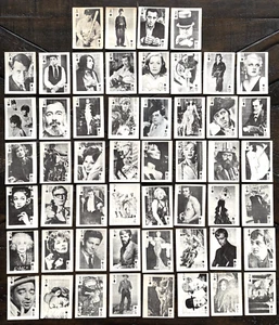 Vintage 1969 Global Import Playing Cards Celebrity Collection Whole Deck - Picture 1 of 9