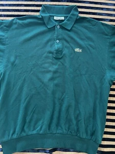 LACOSTE - POLO MAGLIA - VERDE - TAGLIA 4 ( 48/50) - Vintage - MANICA LUNGA - Imagen 1 de 10