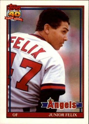 1991 Topps Traded #40T Junior Felix - NM - Image 1 of 2