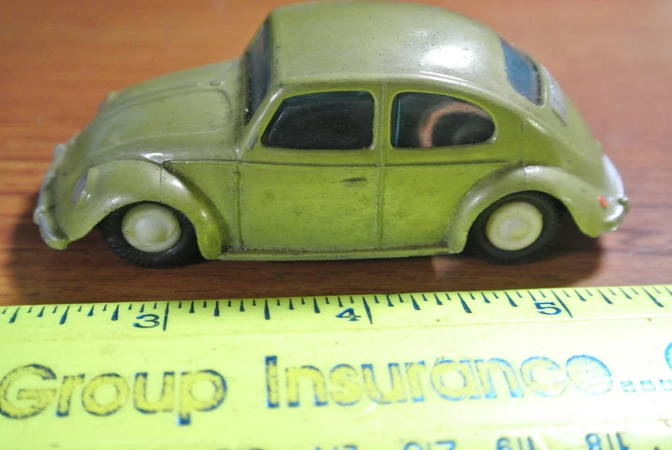 Gama Mini Mod Volkswagen Escarabajo VW Diecast 1:43 Vintage Verde Alemania Occidental Foto 1 de 4