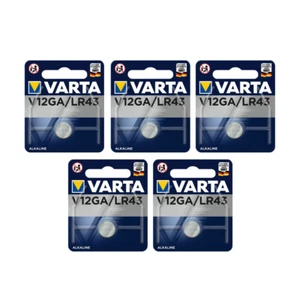 Varta V12GA LR43 Alkaline 1,5V 1er Blister - Menge wählbar - - Bild 1 von 14