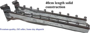 Each Slatwall waterfall Garment clothing Hanger Rack Retail 9 balls slat wall - Picture 1 of 4