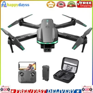 UKETO RC Drohne mit Kamera 4K HD FPV WiFi Mini Drohne Dual Kamera Hindernisverme - Bild 1 von 12