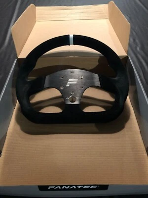 FANATEC CLUBSPORT CSL GT STEERING WHEEL RIM SUEDE WITH HOLE FOR MOD SWITCH - Image 1 of 3